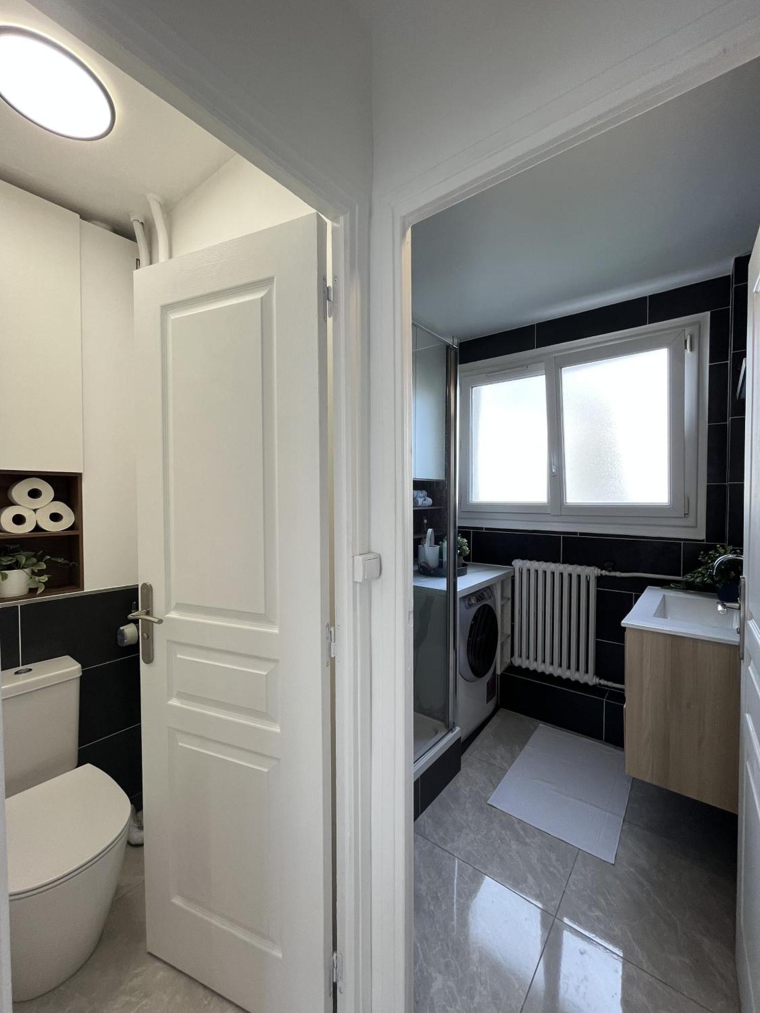 Entire 60M2 Apartment - Close To Paris - Parking - Kitchen - 2Min Rerb - Olympic'24 Бур-ла-Рен Екстериор снимка