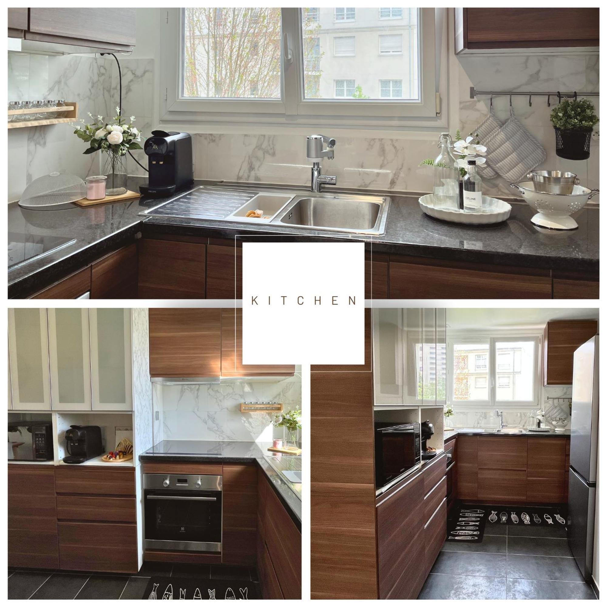 Entire 60M2 Apartment - Close To Paris - Parking - Kitchen - 2Min Rerb - Olympic'24 Бур-ла-Рен Екстериор снимка